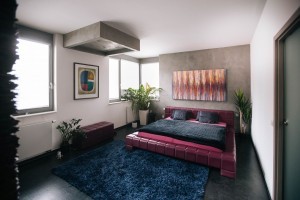 Betonová stěrka - Byt Brno