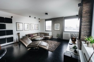 Betonová stěrka - Byt Brno