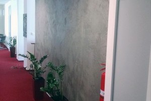 Betonová stěrka - Kanceláře DRFG Zlín