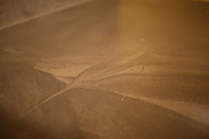 Betonová stěrka - Kavárna Bílá Vrána