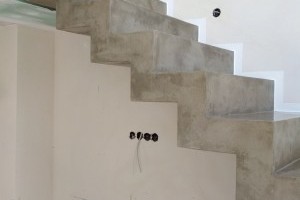 Betonová stěrka - RD Švábenice