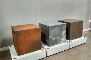 New samples of metallic surfaces, imitation of corten