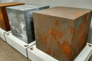 New samples of metallic surfaces, imitation of corten
